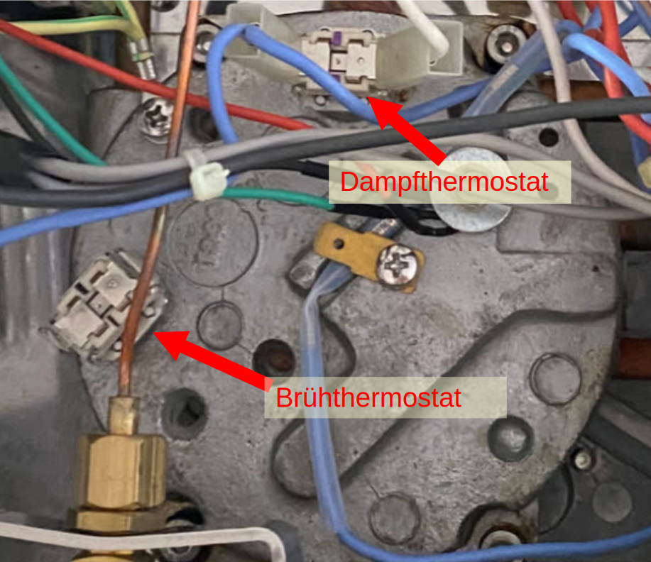 Bild Thermostate markiert