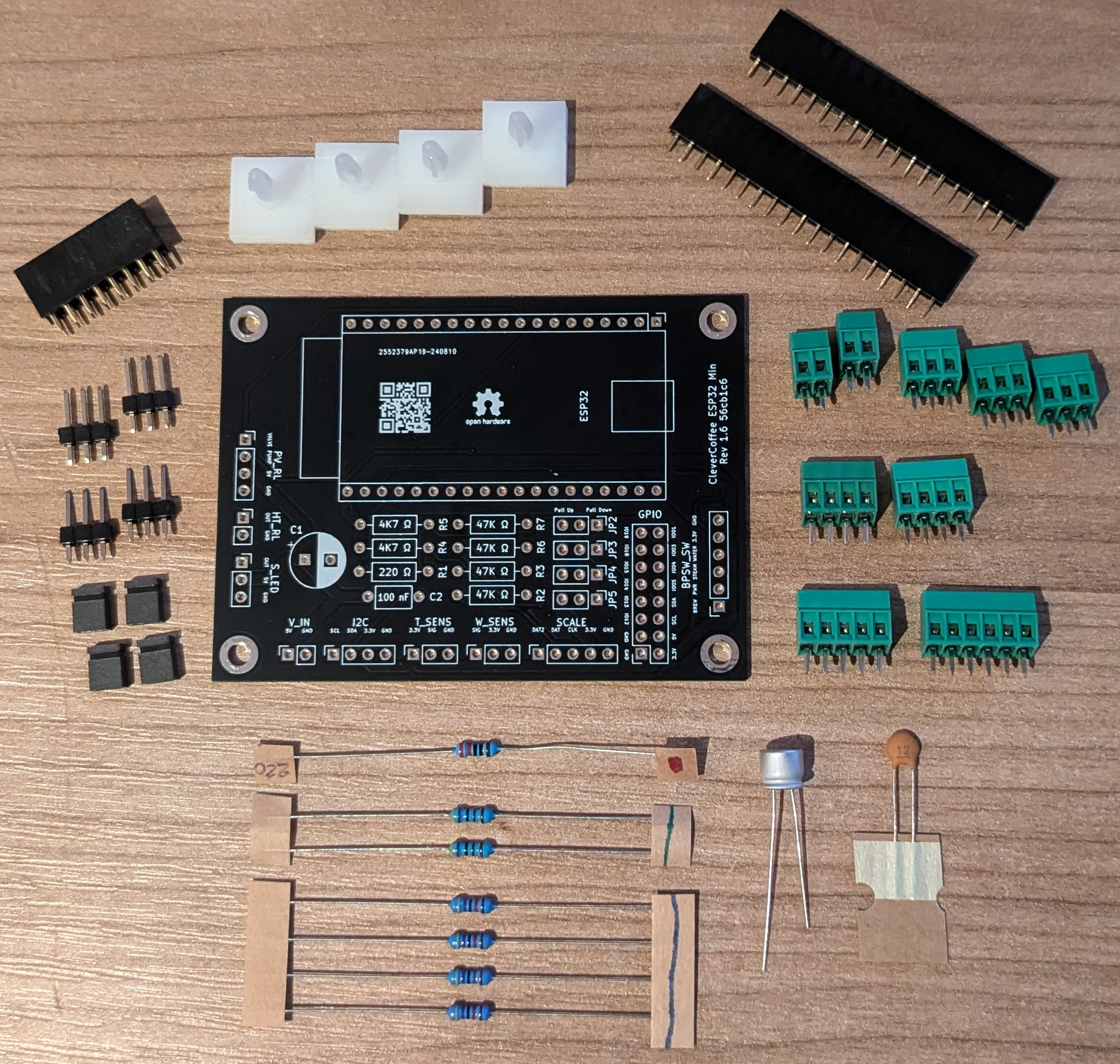 PCB ESP32 Lieferumfang